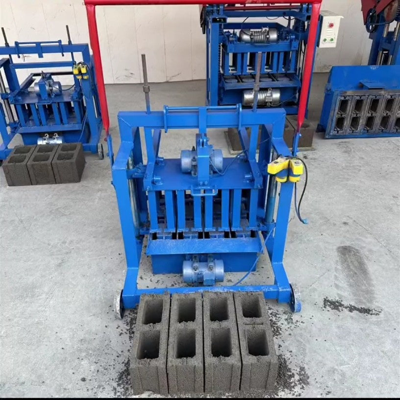 Small cement brick machine, concrete block equipment, manual type, small cement brick machine, no tray board machinery