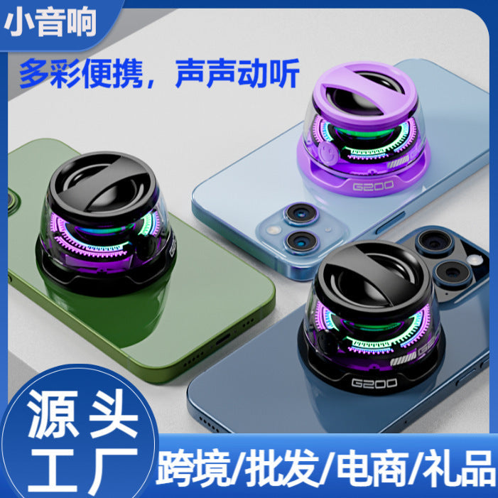 G200 Magnetic Bluetooth Mini Speaker & Phone Holder - Portable RGB Desktop Subwoofer | Express Delivery