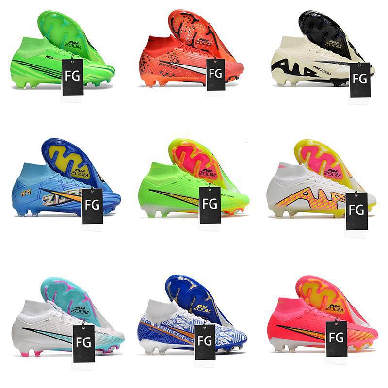 Assassin 15 High Top Built-in Full Air Cushion Waterproof Knit FG Adult Training AG Soccer Boots TF Crushed Nails Short Studs