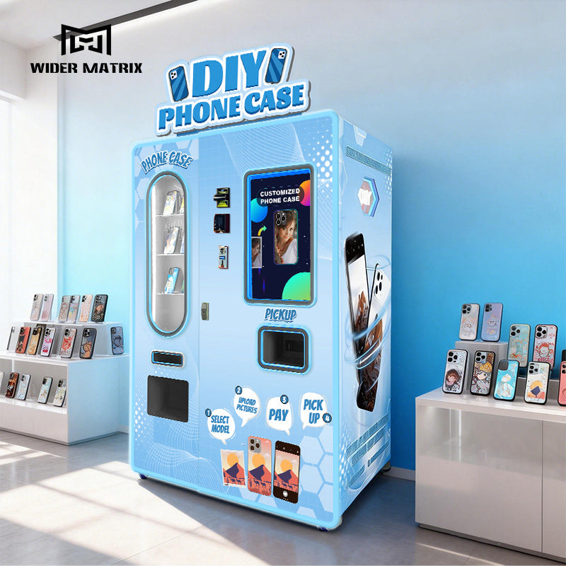 Smart vending machine factory, commercial unmanned vending machine, DIY phone case, fully automatic phone case printing vending machine