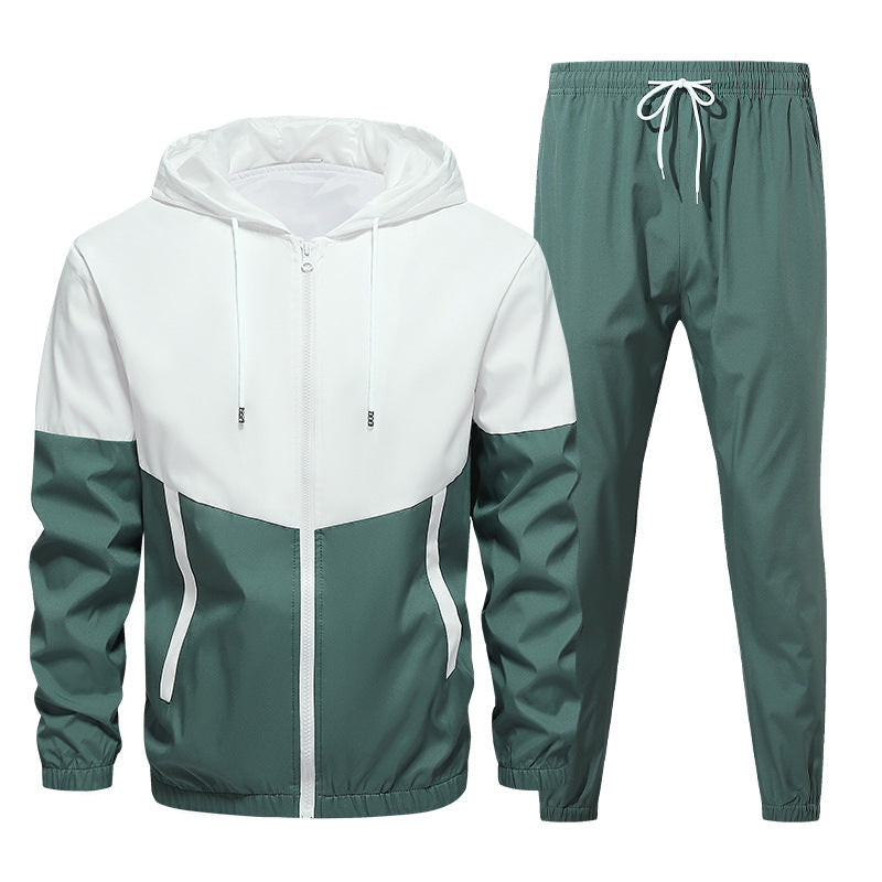 Men's Modern Tailored Casual Jacket Sport Suit Set - Fashion Forward Two-Piece Set