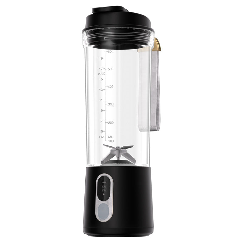600ml Portable Blender and Smoothie Juicer Cup with Ice Crushing Travel Mixer