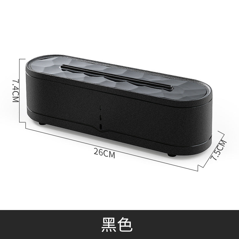 Simulated Flame LED Aroma Diffuser - Desktop Essential Oil Humidifier