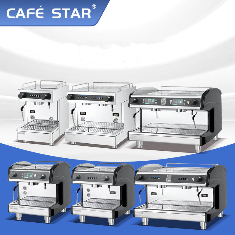 Cafe Star K101T / K102T Commercial Italian Semi-Automatic Espresso Machine – Rotary Pump, Dual Boiler