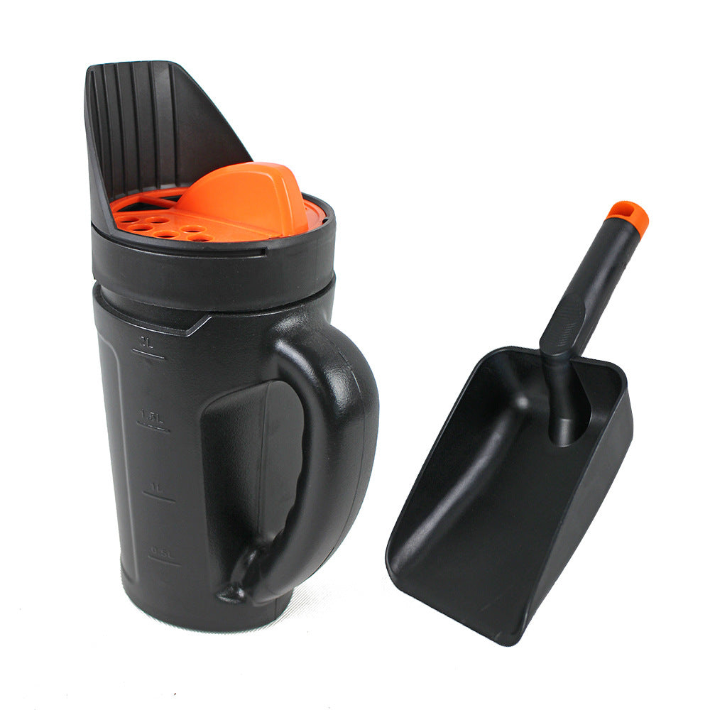 Handheld Lawn Seed & Fertilizer Spreader - Multi-Purpose Garden Seeding Pot Shaker
