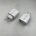 Dual Port 20W USB-A & USB-C PD Fast Charger Set - European Spec Wall Adapter