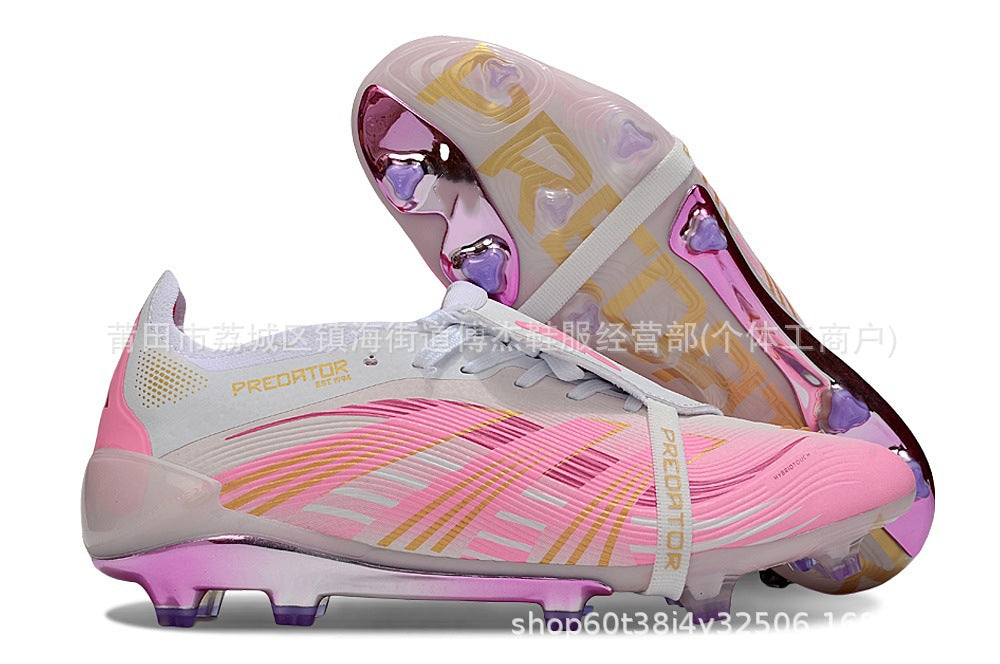 Factory Wholesale Foreign Trade Falcon 25th Generation Cap with Laces FG Low Top Men's and Women's Training Football Boots PREDATOR