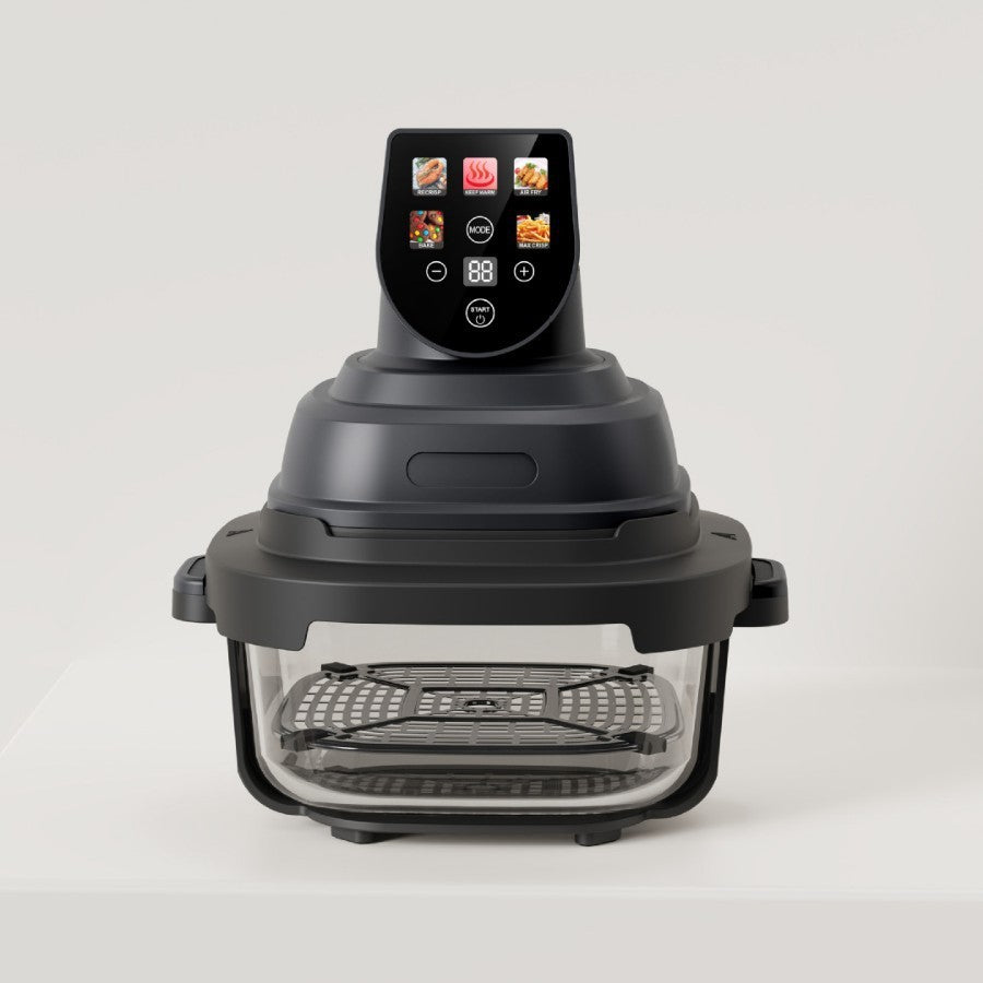Intelligent Color Screen Visual Glass Air Fryer - Premium Multi-Function Electric Oven