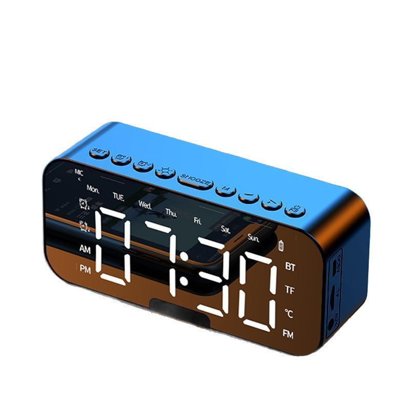 AI Smart Bluetooth Audio Alarm Clock - Multi-Functional Dormitory Subwoofer