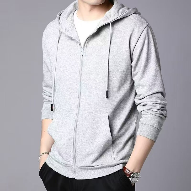 Unisex Minimalist Heavyweight Hooded Sweatshirt - Premium Loose Fit Casual Pullover Hoodie