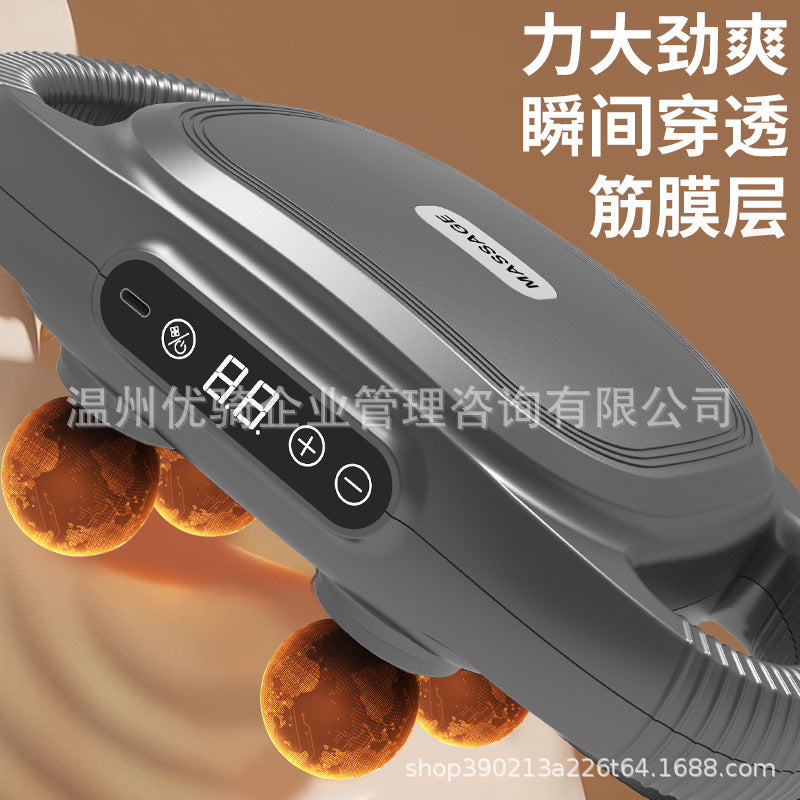 Smart Electric 9-Speed Massage Gun and Deep Tissue Muscle Recovery Massager with 22 Heads
