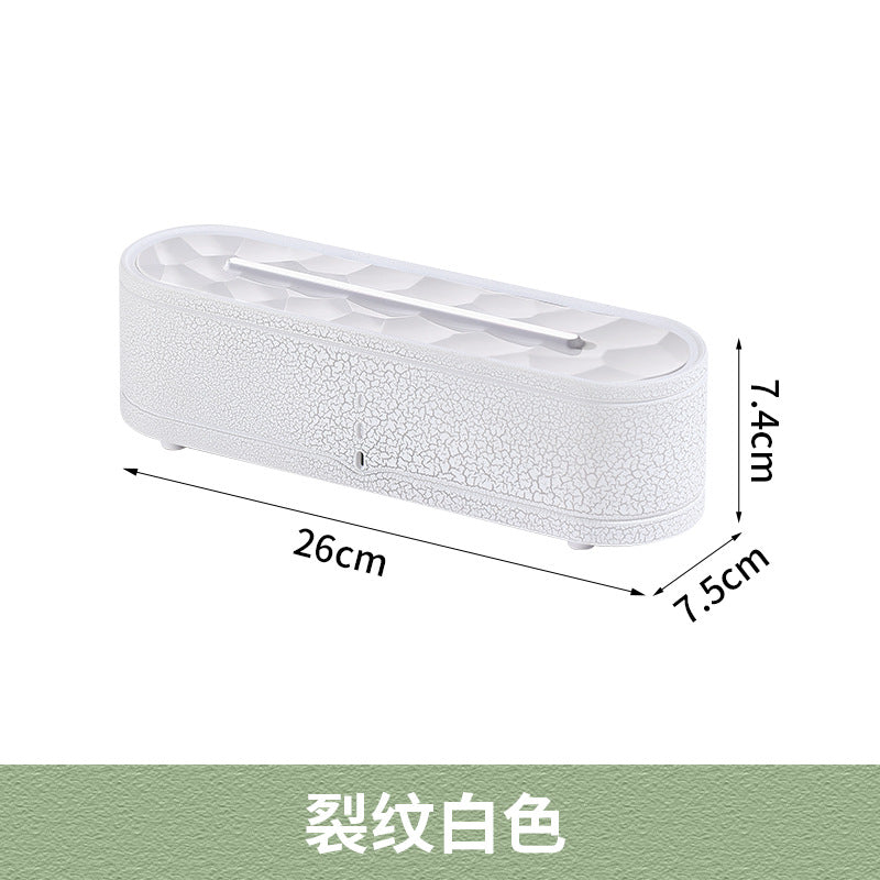 Simulated Flame LED Aroma Diffuser - Desktop Essential Oil Humidifier