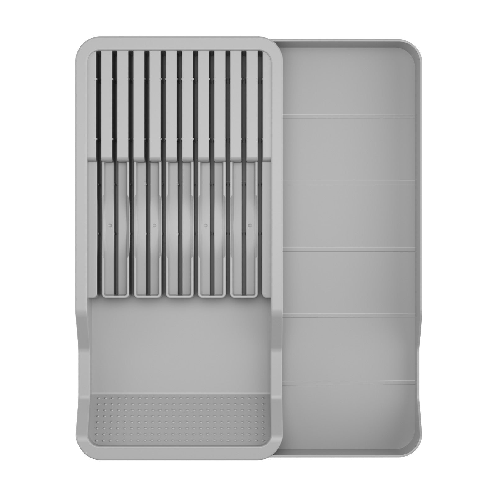 3-in-1 Large Cutlery Drawer Organizer - Kitchen Tableware Storage Box