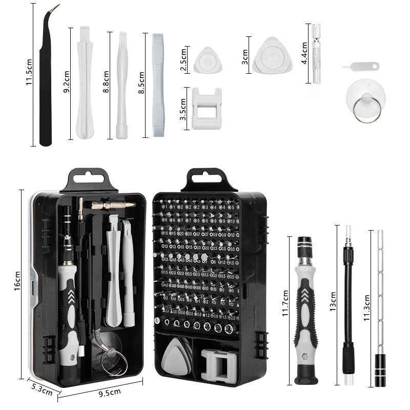 115-in-1 Precision Screwdriver Set and Multi-Function Electronic Repair Tool Kit