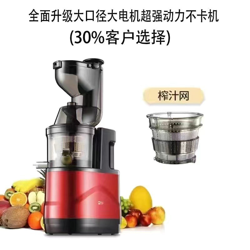 Extra-Large Feed Chute Cold Press Masticating Juicer - Heavy-Duty Ginger & Vegetable Juicing Machine
