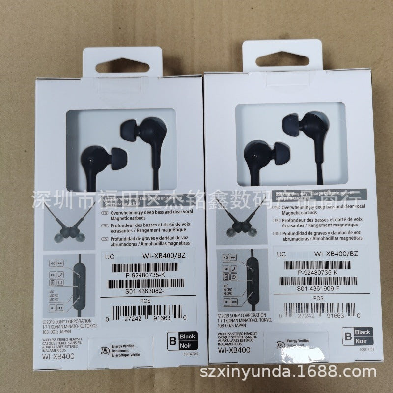 Wholesale WI-XB400 subwoofer wireless Bluetooth headphones XB400 in-ear sports earbuds