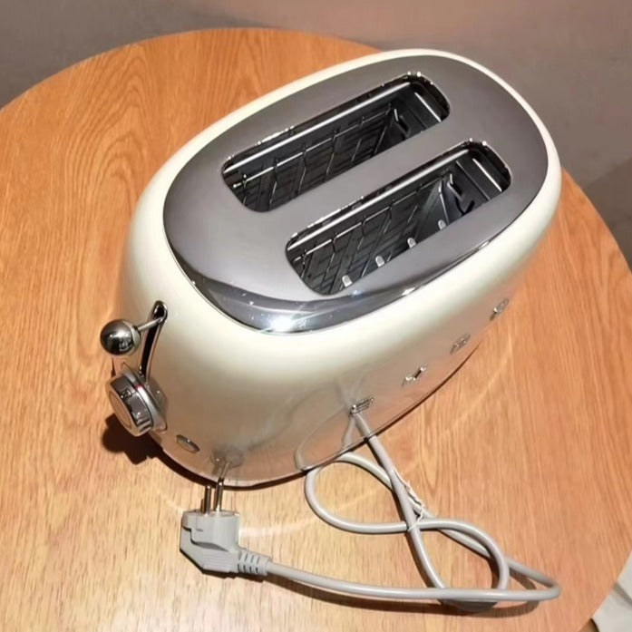 SMEG TSF01 Retro Multi-Function Stainless Steel Toaster - Italian Vintage Breakfast Machine