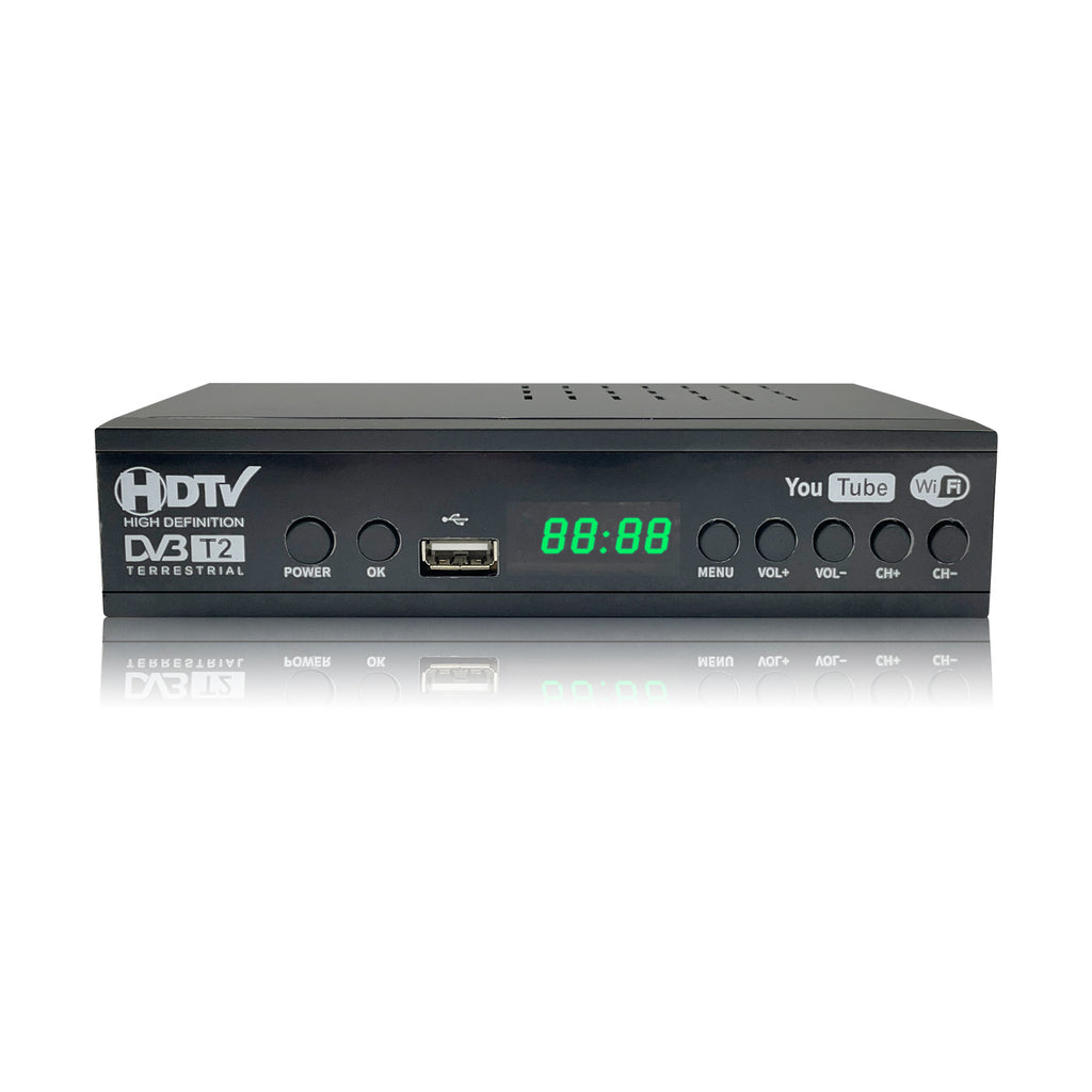 DVB-T2 WiFi Digital TV Set-Top Box | Terrestrial Receiver | Indonesia & Russia Compatible