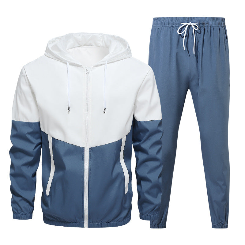 Men's Modern Tailored Casual Jacket Sport Suit Set - Fashion Forward Two-Piece Set