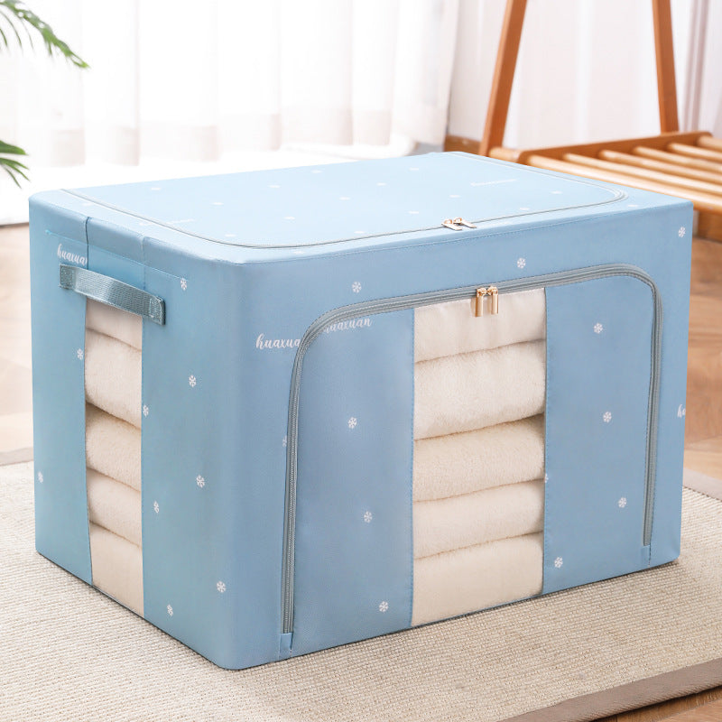 Thickened Folding Fabric Storage Box - Large Size Quilt & Toy Organizer