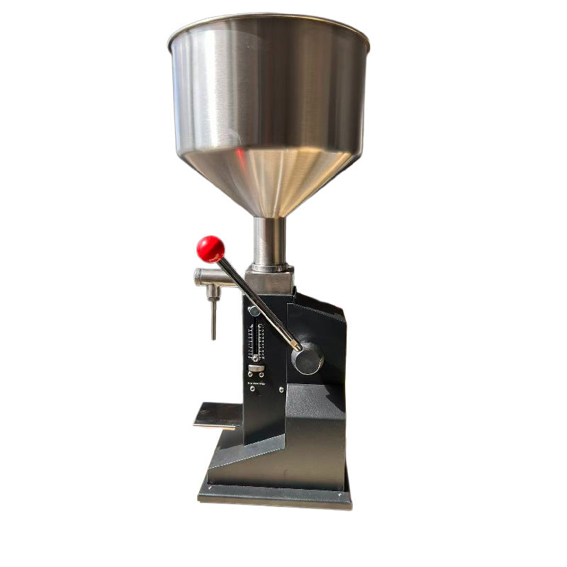 A03 Manual Hand-Press Filling Machine – Quantitative Paste & Liquid Dispenser for Cosmetics, Honey & Lotion (5–50ml)