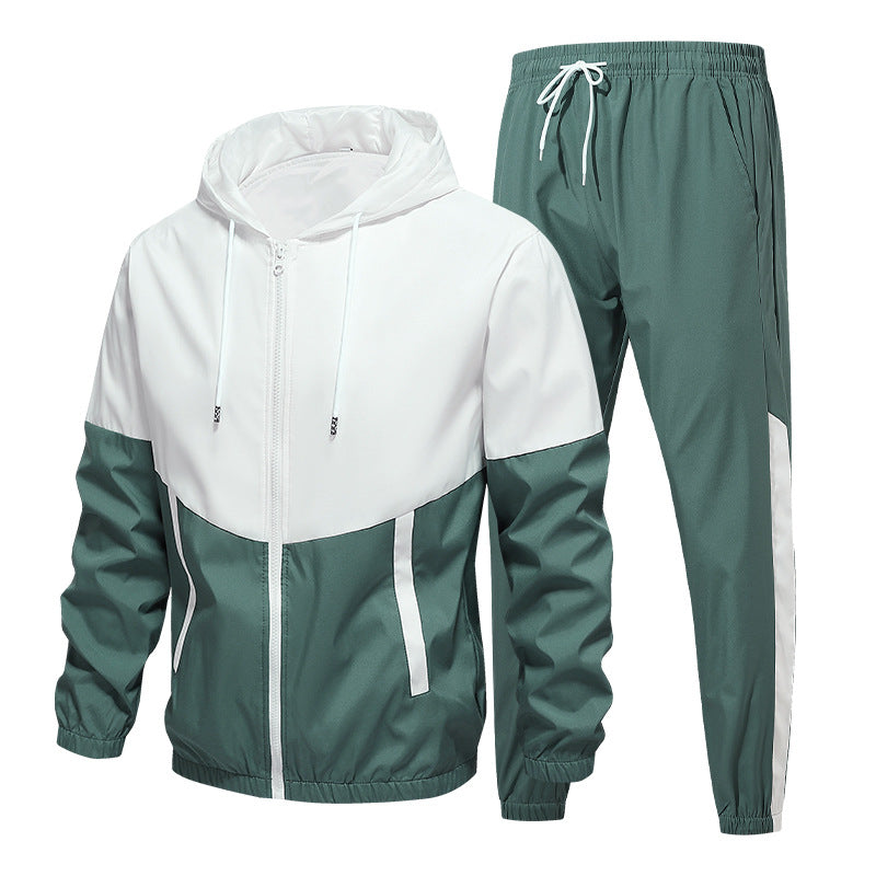 Men's Modern Tailored Casual Jacket Sport Suit Set - Fashion Forward Two-Piece Set