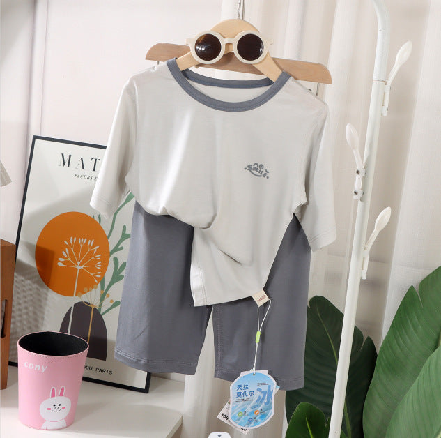 Premium Tencel Modal 3/4 Sleeve Loungewear Set Ultra Soft Cooling Summer Pajamas