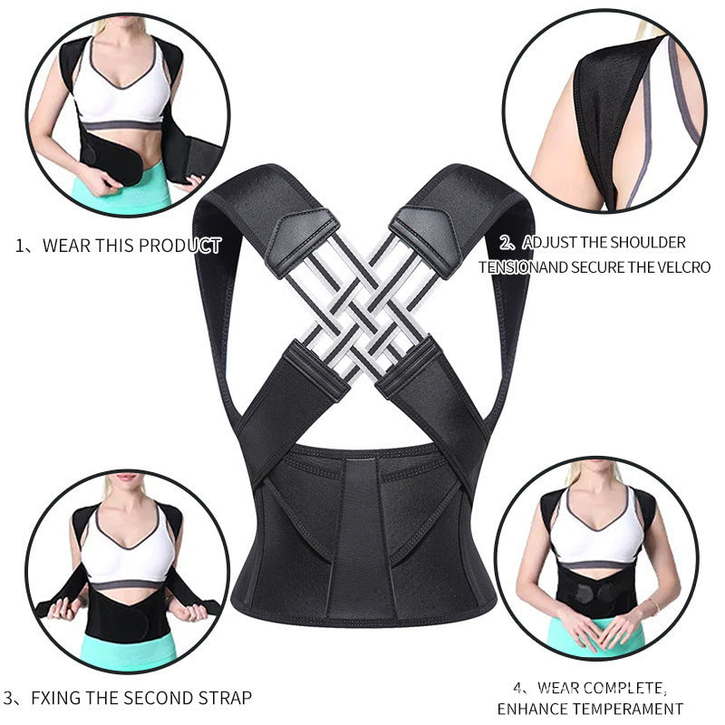 Breathable Back Support Posture Corrector - Anti-Hunchback Orthotic Brace