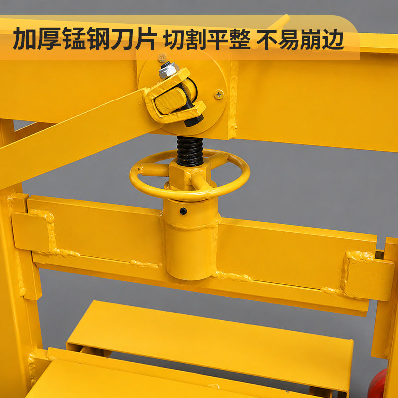 Small manual brick cutting machine, masonry, and construction site can be used for manual cutting and cutting of aerated bricks