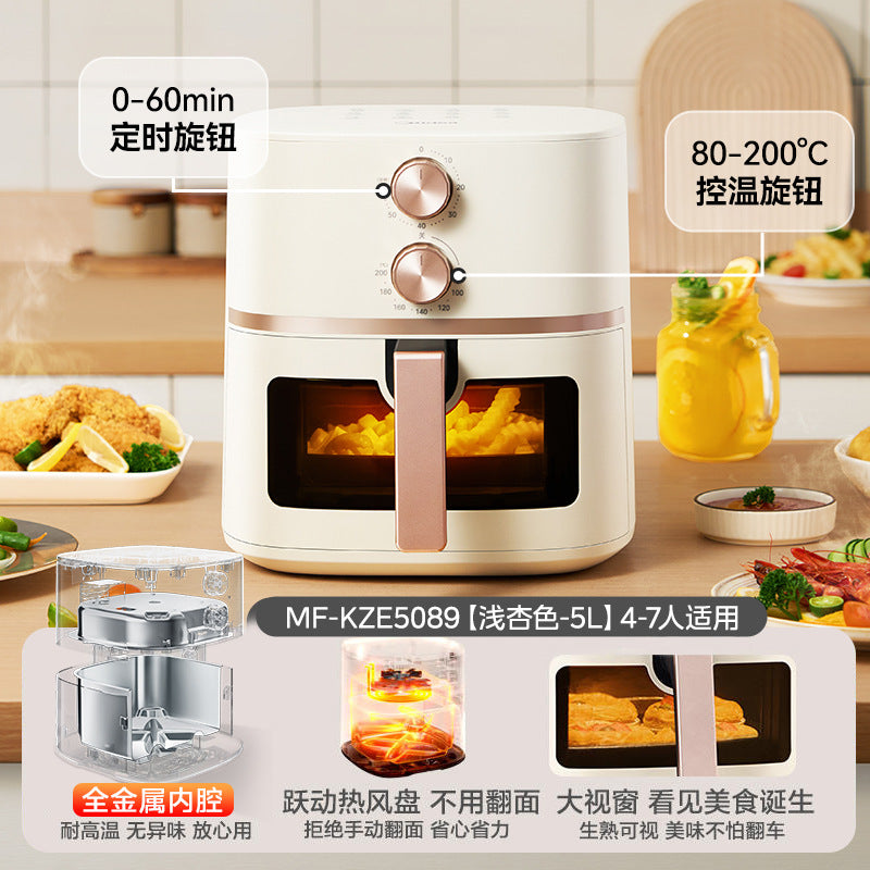 Midea 6.5L Steam Air Fryer Oven KZC5089 - Intelligent No-Turn Electric Roaster