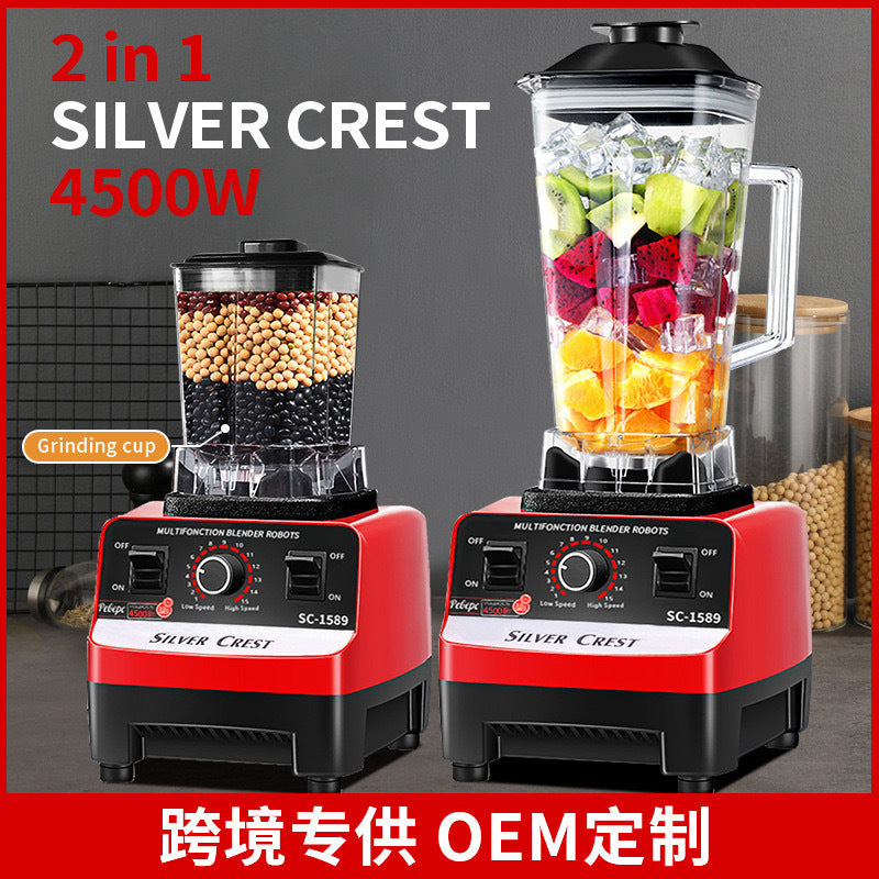 Heavy-Duty High-Power Commercial Blender - Multi-Functional Smoothie & Nutrition Wall-Breaker