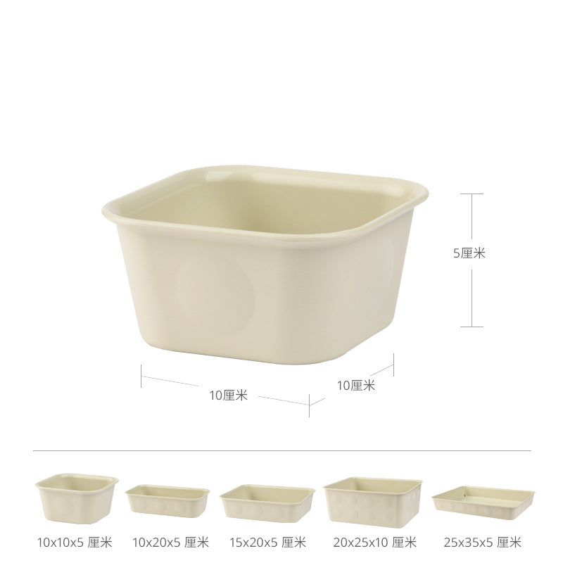 Desktop Storage Organizer Box - Cosmetic & Snack Compartment Basket