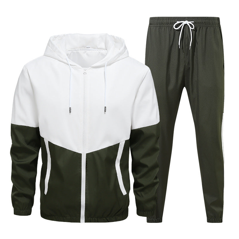Men's Modern Tailored Casual Jacket Sport Suit Set - Fashion Forward Two-Piece Set