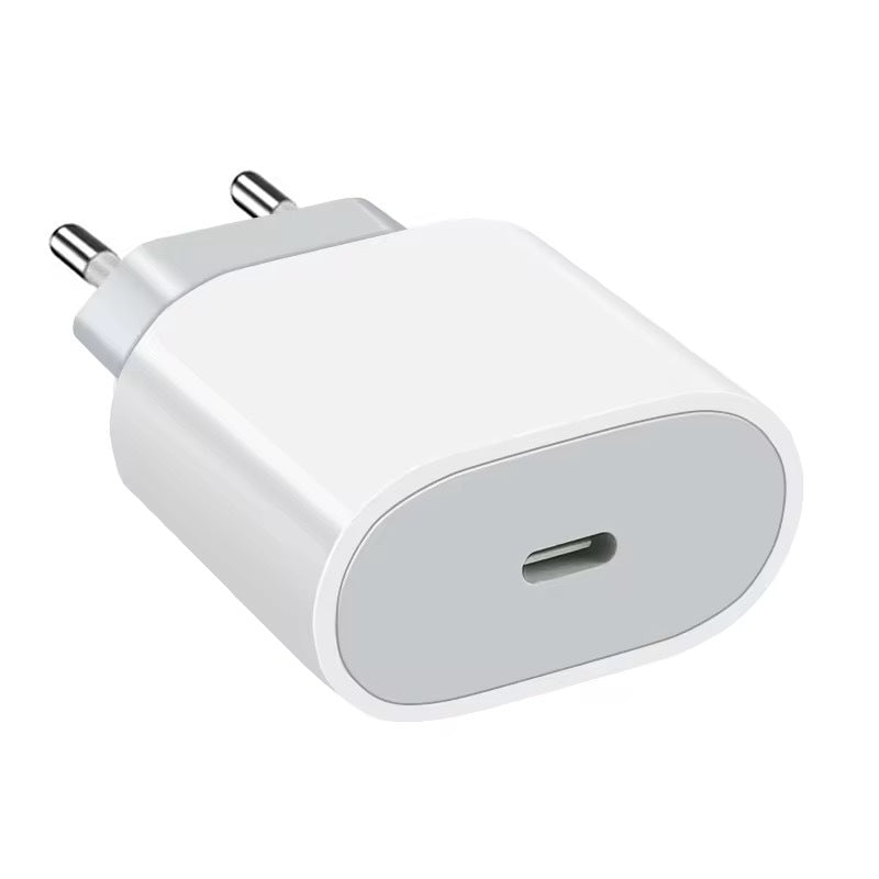 Dual Port 20W USB-A & USB-C PD Fast Charger Set - European Spec Wall Adapter