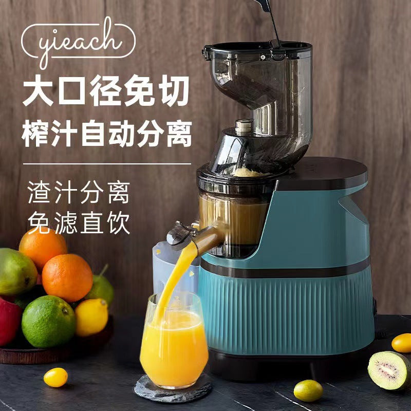 Extra-Large Feed Chute Cold Press Masticating Juicer - Heavy-Duty Ginger & Vegetable Juicing Machine