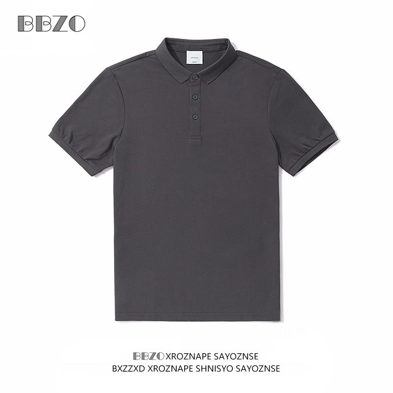 Men's Premium Ice Silk Short-Sleeve Polo Shirt - Breathable Slim Fit Summer Knit