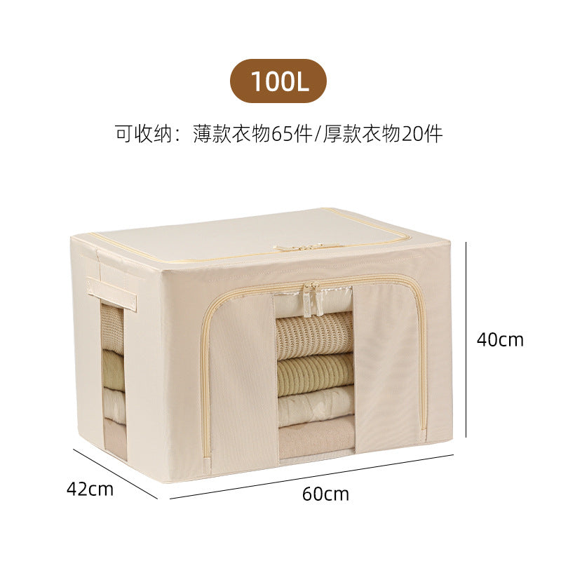 Anqin Dustproof Oxford Cloth Quilt Storage Bag - Foldable Winter Clothes Organizer