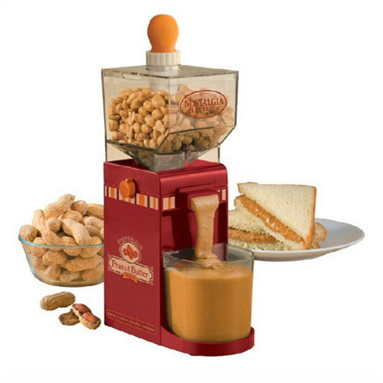 Electric Automatic Home Peanut Butter Maker - Countertop Nut Grinder & Mill Machine