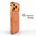 iPhone 17 Pro / Pro Max Metallic Shockproof Magnetic Phone Case