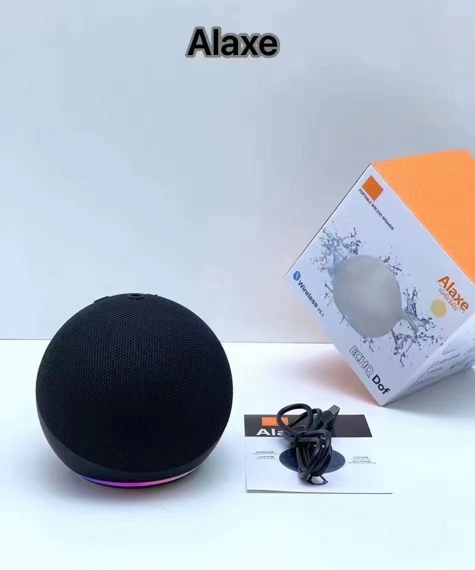 Wireless Fabric Mesh Mini Bluetooth Speaker - Portable Desktop Subwoofer