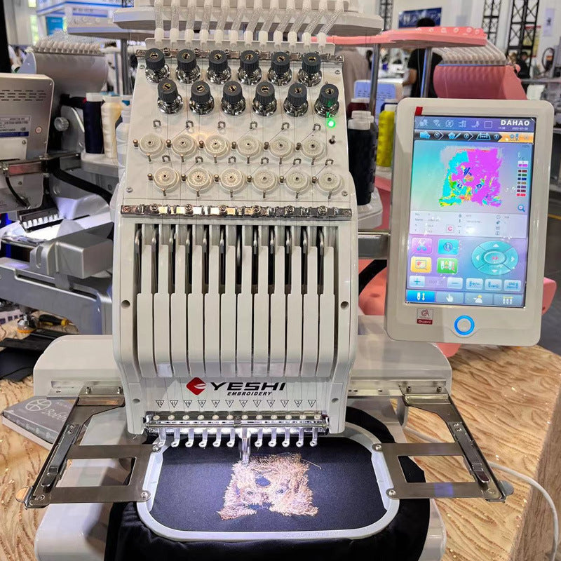 Ye's Compact Computerized Automatic Embroidery Machine - Home Ready-to-Wear System